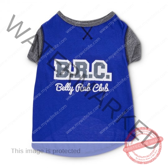 Belly Rub Club Graphic Dog T-Shirt