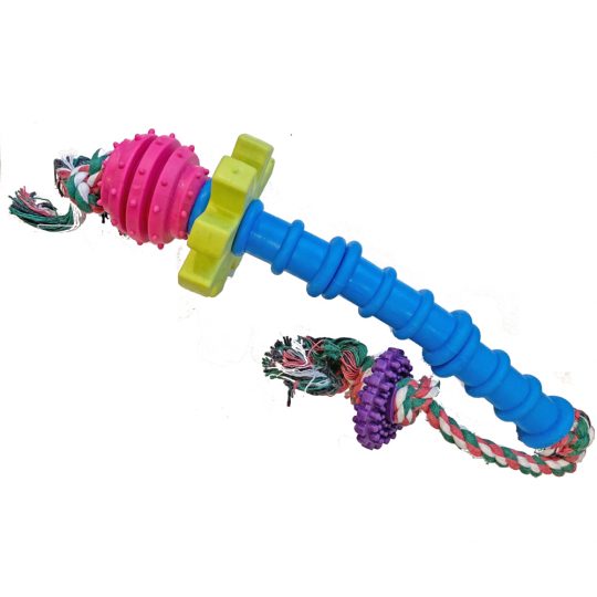Chew Rope Toy TPR Safe Durable Dog Puppy Toy