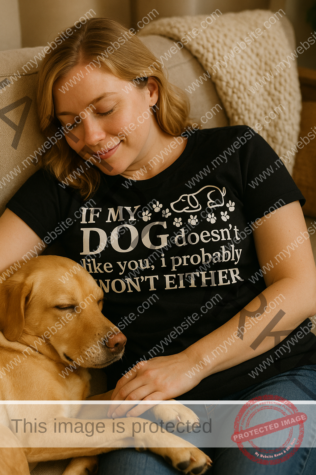 If My Dog Doesn't Like You Rescue Shirt - Lucky Chance Rescue