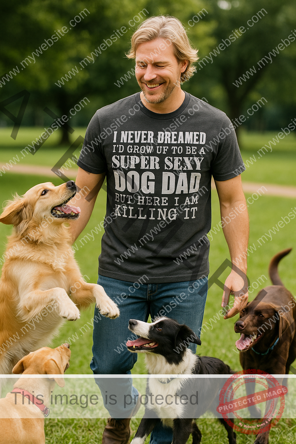 Dog Dad Rescue Shirt - Lucky Chance Rescue