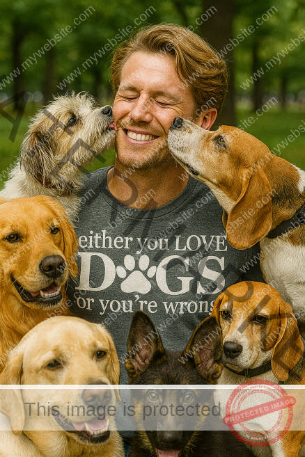 Either You Love Dogs Or You're Wrong Rescue Shirt - Lucky Chance Rescue