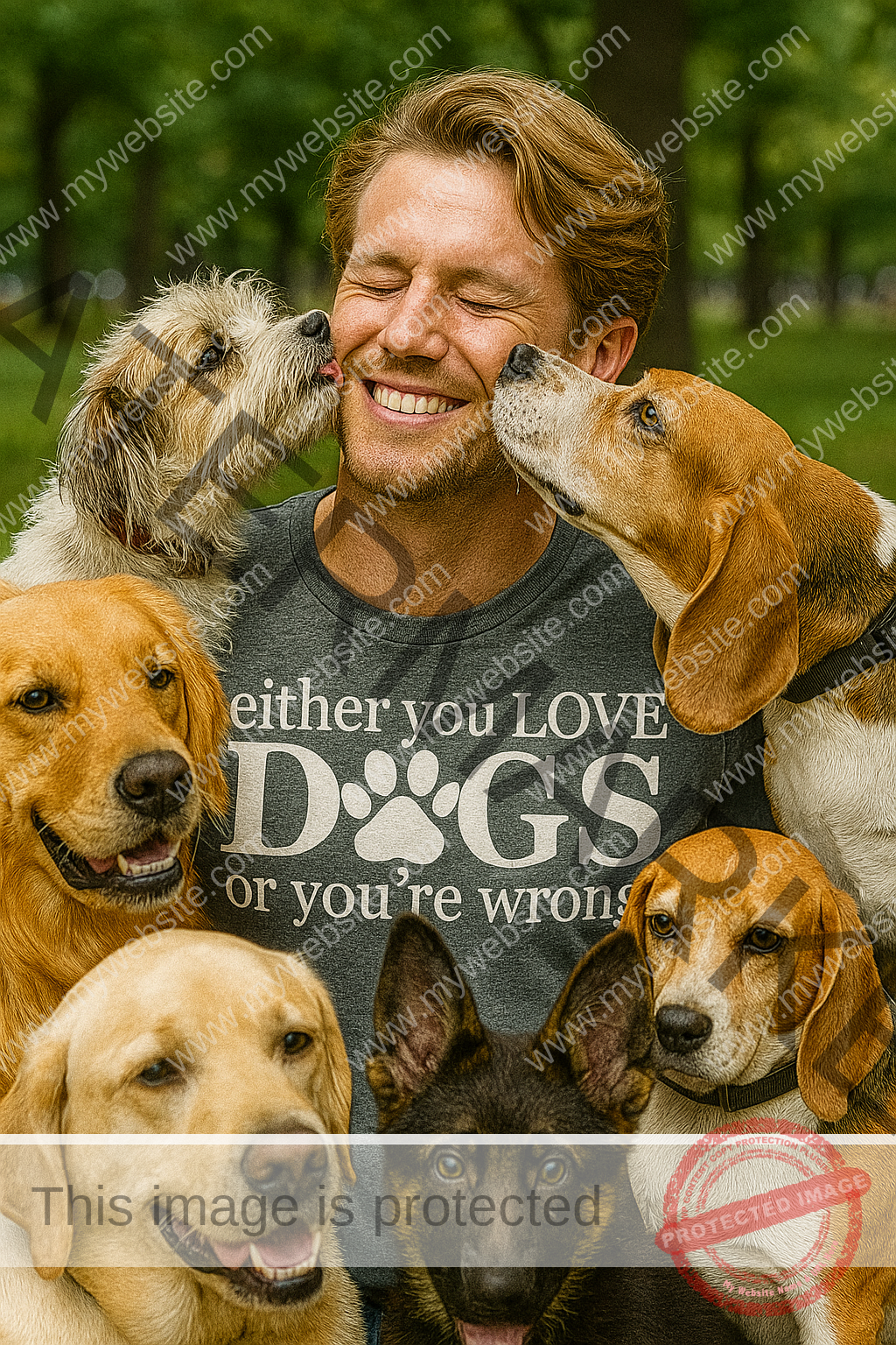 Either You Love Dogs Or You're Wrong Rescue Shirt - Lucky Chance Rescue