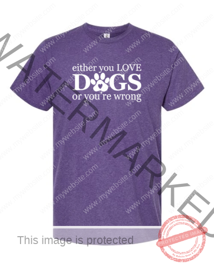Either You Love Dogs Or You're Wrong Rescue Shirt - Lucky Chance Rescue