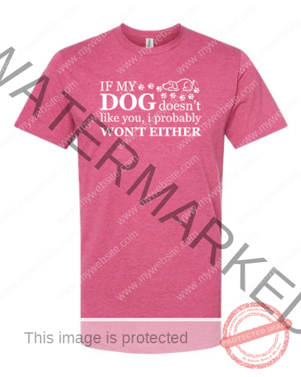 If My Dog Doesn't Like You Rescue Shirt - Lucky Chance Rescue