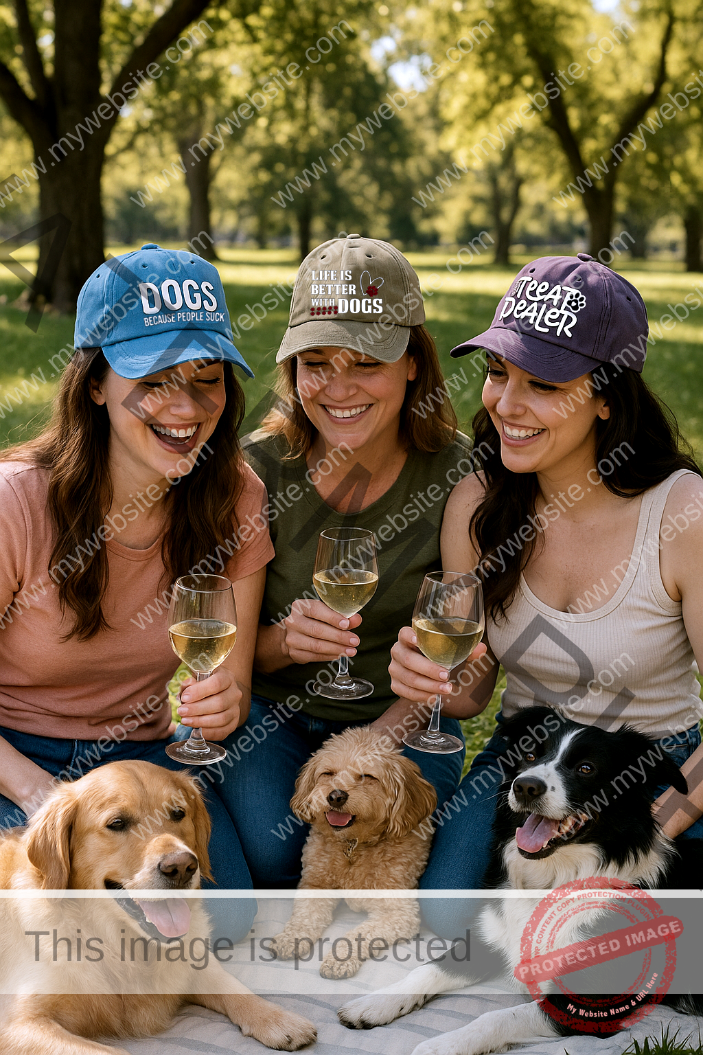 Baseball Hats Supporting Rescue Dogs | Ball Caps Lucky Chance Rescue Fundraiser
